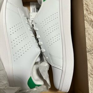 adidas Kids Sneakers in White and Green